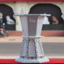MARBLE INLAY STAND 18”
