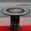 MARBLE INLAY STAND 18”