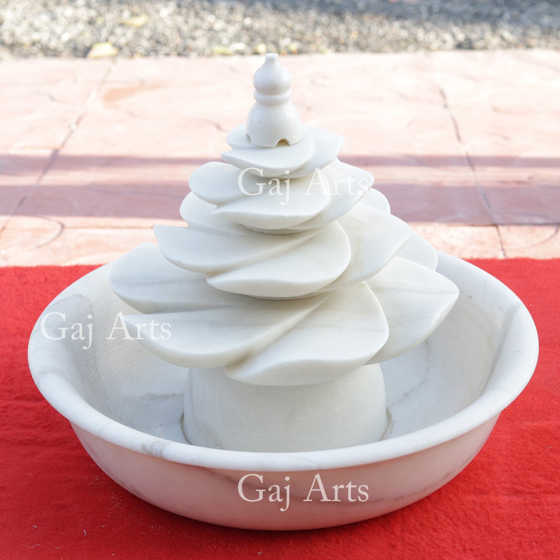 Marble Rose Water Fountain 15”