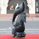 Modern Black Ganesha Idol 32”